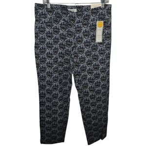 NWT Charter Club Pant Shop Slim Leg Paisley Printed Pants